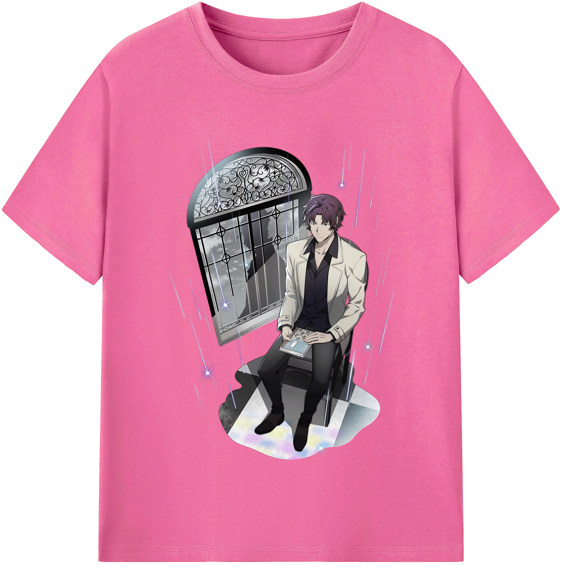 （画像用） 文豪ストレイドッグス Bungo Stray Dogs レディースカジュアルプリントTシャツ（綿100％）